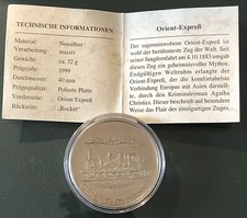 Gode Bayerisches Munzkontor -Treno Orient Express materiale: Alpacca gr.32-1998.