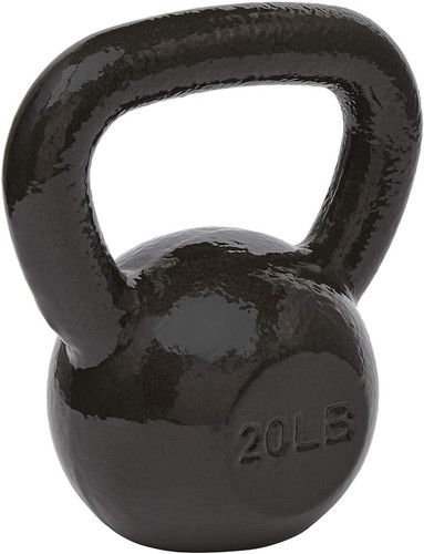 Balck single kettlebell cast - single,