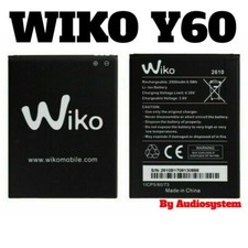 BATTERIA ORIGINALE WIKO per Y60 W-K510 - 2500MAH 2610 PILA NUOVA BAT2610