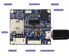 Scheda di debug per display