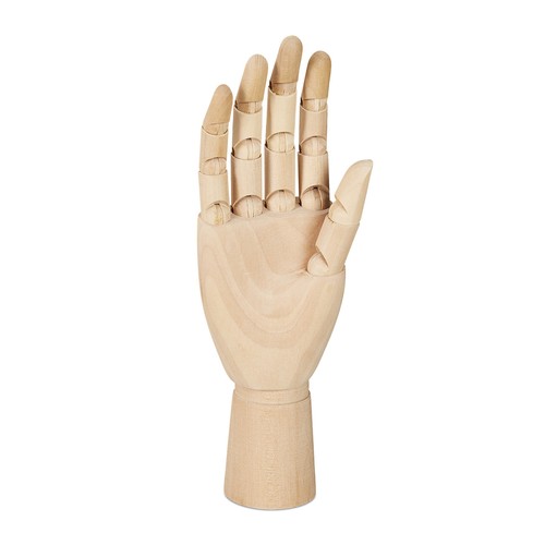Mano legno snodabile - mano, di