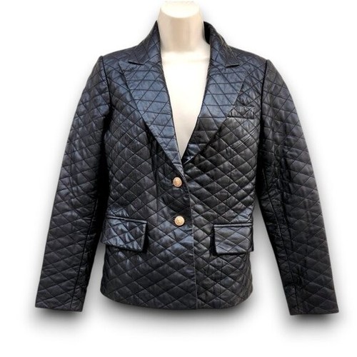 Giacca blazer vera pelle di - in,