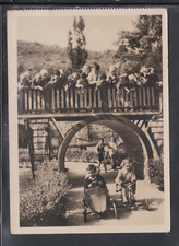 Cartolina Praga Giardini con Bambini con Macchinine a Pedali YD597