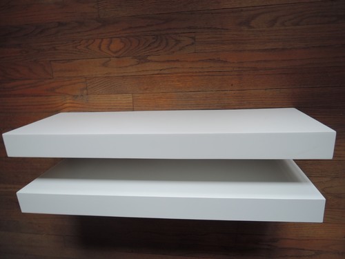 Coppia mensole galleggianti - coppia,