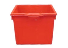 Cesta quadra recipiente