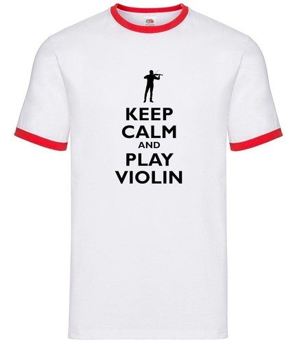 Keep calm and play violino - play,