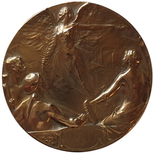 1911 belgio medaglia bronzo - 1911,
