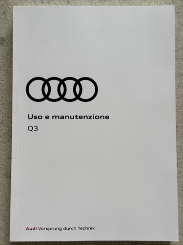 Audi uso manutenzione - audi, q3