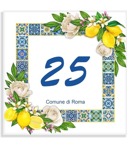 Numero civico personalizzato - numero,