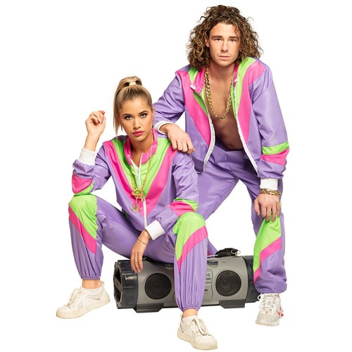 Giacca viola uomo costume anni