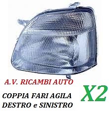 Coppia fari fanale - coppia,