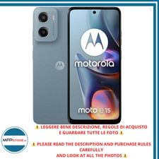 Smartphone Motorola e15 4G 2GB RAM 64GB ROM, 6,67", 5200mAh Misty Blue MAI USATO