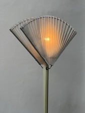 Flos Scarpa lampada da terra design farfalla anni 80 rara chamagne metallizzata postmoderna