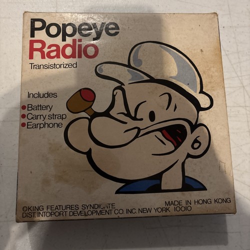 Popeye transistor radio - transistor,