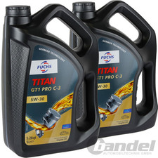 2x 5L OLIO MOTORE VOLPE TITANIO GT1 PRO C3 5W30 adatto per VW 504.00 507.00 BMW LL04