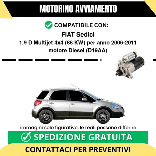 Motorino avviamento fiat - avviamento,
