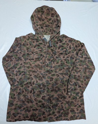 Cappotto parka mimetico anni