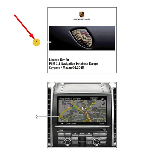 Porsche cayenne 92a - 92a, pcm