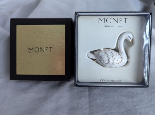 Monet scatola porta - porta, cigno