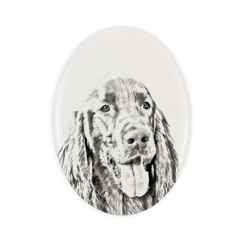 Setter inglese lapide - setter,