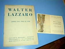WALTER LAZZARO OPERE DAL 1928