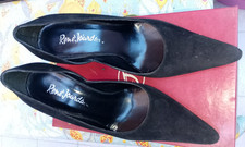 SCARPE DONNA IN CAMOSCIO NERO