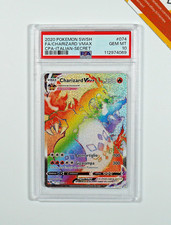 Pokemon PSA 10 Charizard Vmax #074 Hyper Rare Futuri Campioni 2020 Italiano