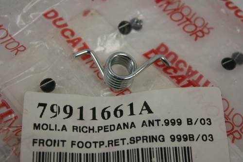Molla pedana footrest - pedana, spring