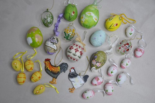 Lotto uova pasqua vintage - lotto,