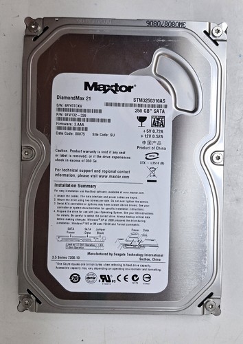 Hard disk 250 - 250, gb.