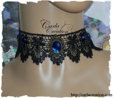 Collier Médiévale/Cabochon /