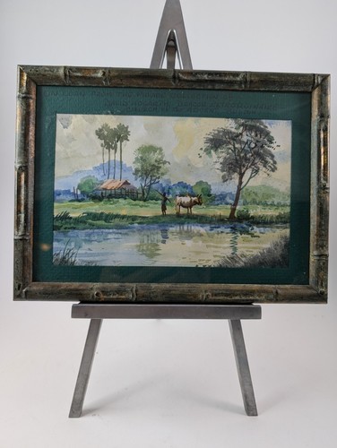 Miniatura acquerello paesaggio - acquerello,