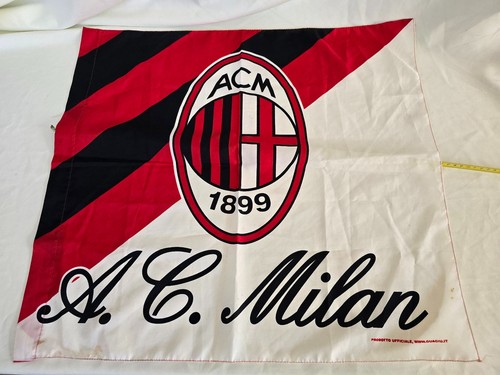 Milan bandiera con logo ac - bandiera,