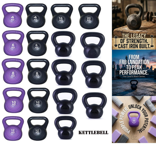 Set pesi kettlebell - , vinile