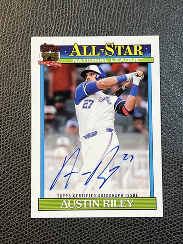 Austin riley auto card 2026 - riley,