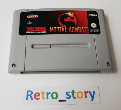 Super nintendo snes mortal - super,
