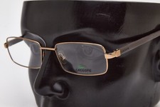? vintage occhiali LACOSTE L2102 montatura rettangolo oro sottile Y2K?Donna