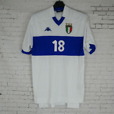 Maglia di Calcio NAZIONALE ITALIANA Taglia XL numero 18 KAPPA BIANCA 1998 99