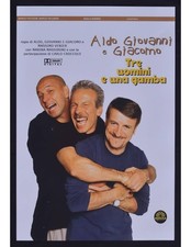 locandina TRE UOMINI E UNA