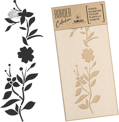 Stencil pittura bordi - , pareti