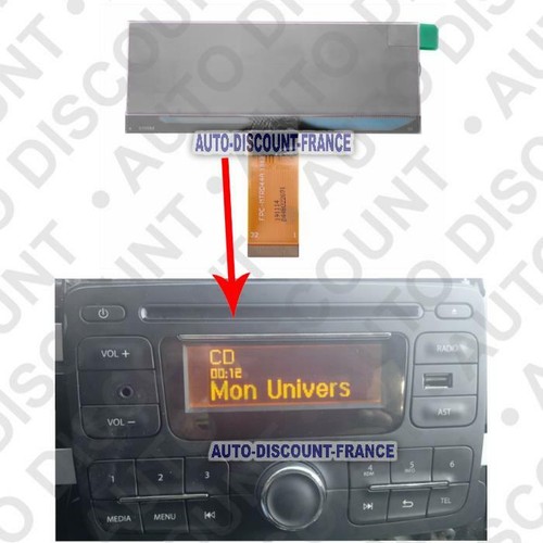 Ecran lcd afficheur - lcd, autoradio