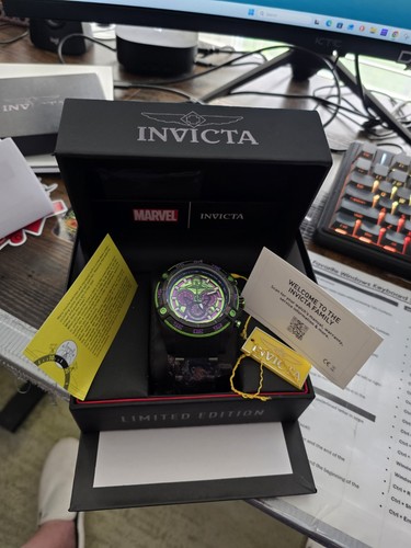 Cronografo invicta 52mm marvel - cronografo,