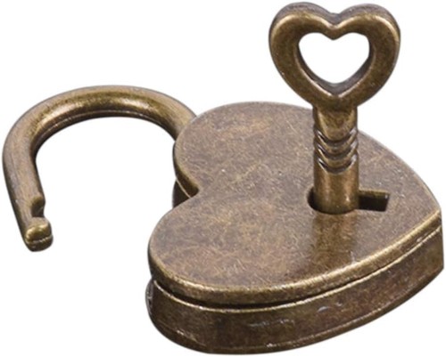 Lucchetto antico ottone con - in,