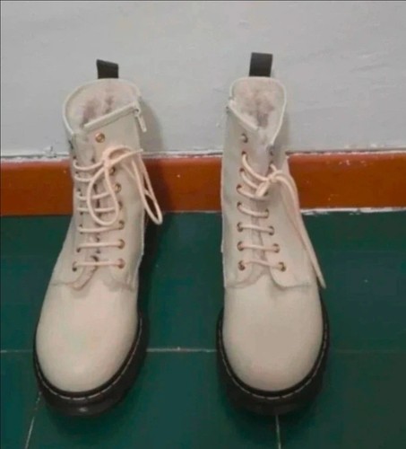 Martens anfibi beige 36 - anfibi,