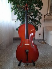 violoncello 4/4 Stentor con archetto, custodia e cavalletto.