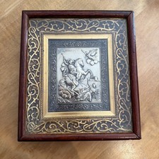 Russian orthodox silver plate