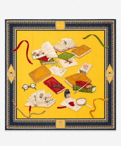 Etro silk scarf - yellow, &