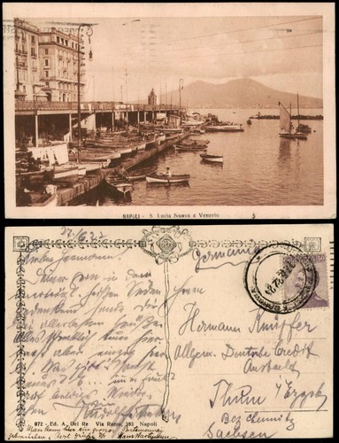 Cartolina napoli - napoli,