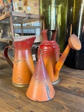 Set gioco in latta smaltata annaffiatoio Francia vintage