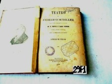 TEATRO FEDERICO SCHILLER  EDITORE FRANCESCO ROSSI 1860  (29F1)